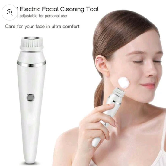 4 In 1 Rechargeable Handheld Facial Cleansing Brush